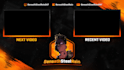 design a custom youtube intro or outro end card