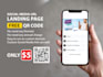 do custom landing page with lifetime hosted and free qr code