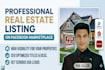 do SEO friendly real estate listing on facebook marketplace