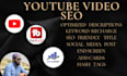 create and setup youtube channel with logo banner SEO