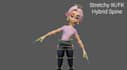 rig 3d character, blendshapes, wonder dynamic rig, weight paint, auto rig pro