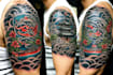 create tattoo japanese old school design