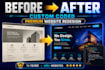 do premium website redesign and development, custom engineering coded