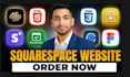build squarespace website, design or redesign squarespace website development
