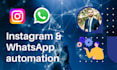 automate instagram and whatsapp messages with ai agents
