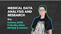 do medical research data analysis through python, r, spss and excel