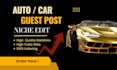 do auto guest on high da auto blogs with auto car backlinks