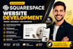 design, redesign squarespace website, squarespace business website development
