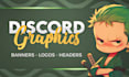 design a professional headers, banners for your discord server