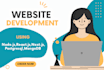 create unique custom designs as a full stack web dev