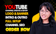 create and setup youtube channel