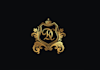 design timeless symbol king queen logo