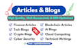 write high quality finance articles and tech blogs
