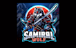 do creative samurai wolf mascot logo with express delivery