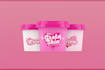 design ice cream cup , paper cup label and packaging