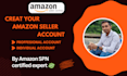 create amazon seller account, setup and management services