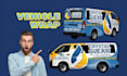 make branding vehicle wrap design, creative van wrap, bike wrap, car wrap, decal
