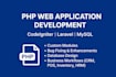 develop or customize PHP web applications using codeigniter or laravel