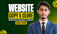 copy clone duplicate or redesign any website