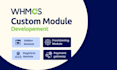 create custom whmcs module and hooks
