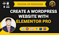 create responsive wordpress website design and website development