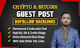 do guest post backlinks on crypto and bitcoin sites