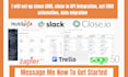 set up close CRM, close io API integration, act CRM automation, data migration