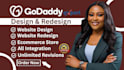 develop godaddy website design godaddy website redesign
