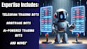 create telegram trading bot, arbitrage bot, telegram crypto bot, telegram bot