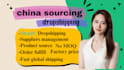 be china sourcing agent, dropshipping with shopify products