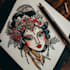 create a rad traditional tattoo design