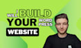 create a full wordpress website