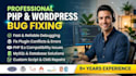 fix PHP errors bugs wordpress plugin and script issues