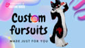 make custom furry costume fox, husk designs