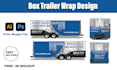 do box trailer wrap design, vechile wrap design, van wrap, car wrap