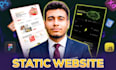 design a premium, static websites