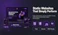 design a premium, static website