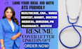 provide ats healthcare, medical, registered nurse, dentist, cna, resume