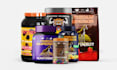 supplement label, protein jar, box, bottle, jar packaging