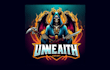 make a creative undeath mascot logo with unique concepts