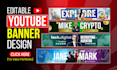 design unique canva youtube banner templates
