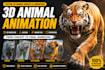 create realistic 3d animal models, character models and 3d animation