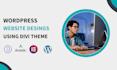 redesign wordpress website with elementor and divi builder