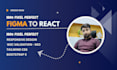 convert figma to react, react dashboard,  app , custom CRM,