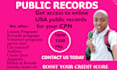manually create USA public records for you