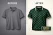 create authentic print pattern golf smart casual tshirts and creative design