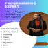 code, debug and teach in cpp, java and python