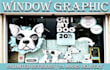 design attractive window graphics, storefront, shopfront, sticker, vinyl, decal