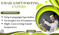 write engaging email copy and drip campaigns to boost conversions