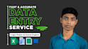 do accurate data entry, copy paste and excel work